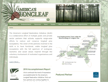 Tablet Screenshot of americaslongleaf.org